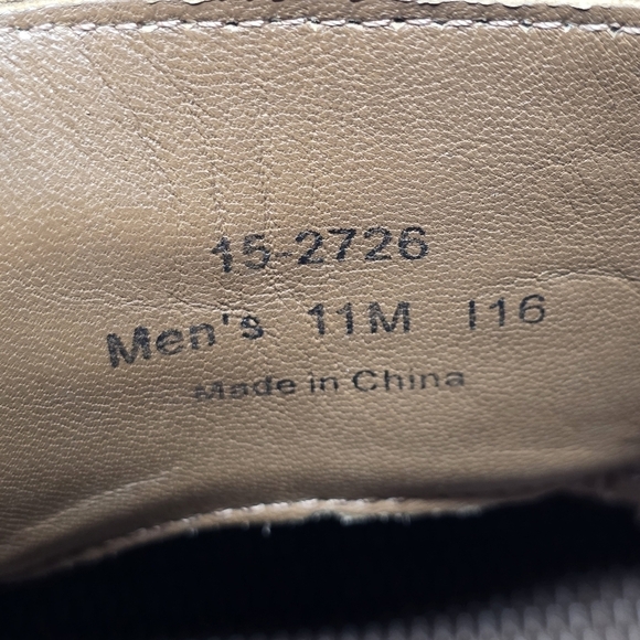 Johnston & Murphy Mens Size 11M Branning Cap Toe Tan Sheepskin Brown Oxford Shoe main image 11
